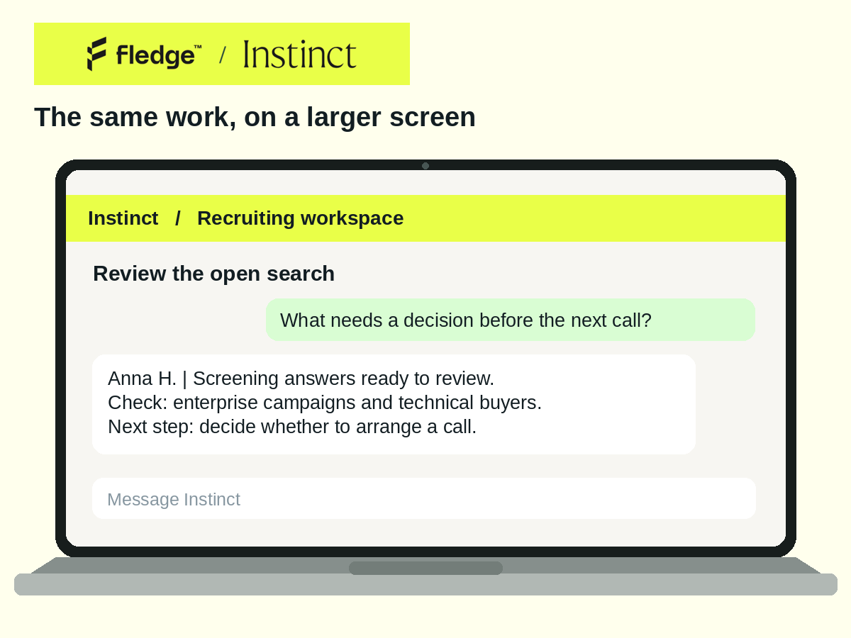 Instinct on the web: reviewing an open search